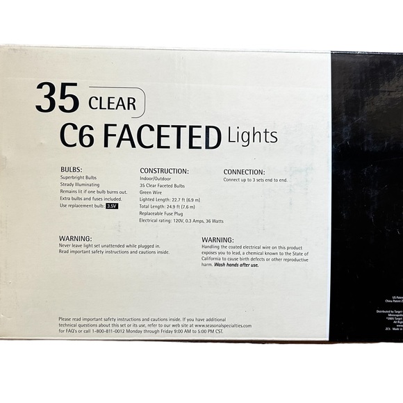 Faceted Indoor/Outdoor Lights - Picture 3 of 4